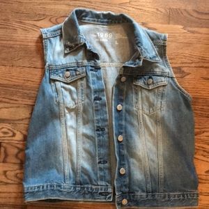 Gap denim vest